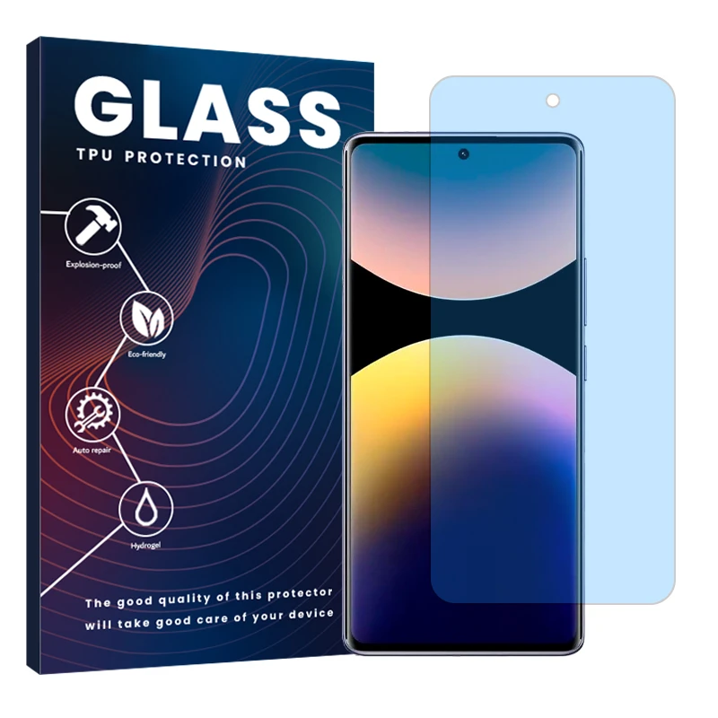 محافظ صفحه نمایش ضداشعه آبی گلس مدل Eye Care مناسب برای گوشی موبایل شیائومی Redmi Note 14 Pro 4G