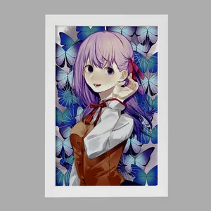 تابلو خندالو مدل ساکورا انیمه فیت استی نایت Fate Stay Night  کد 22752