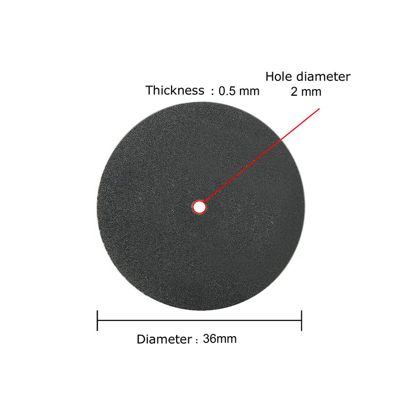 سنباده دیسکی فرز مینیاتوری مدل 36mm بسته 40 عددی