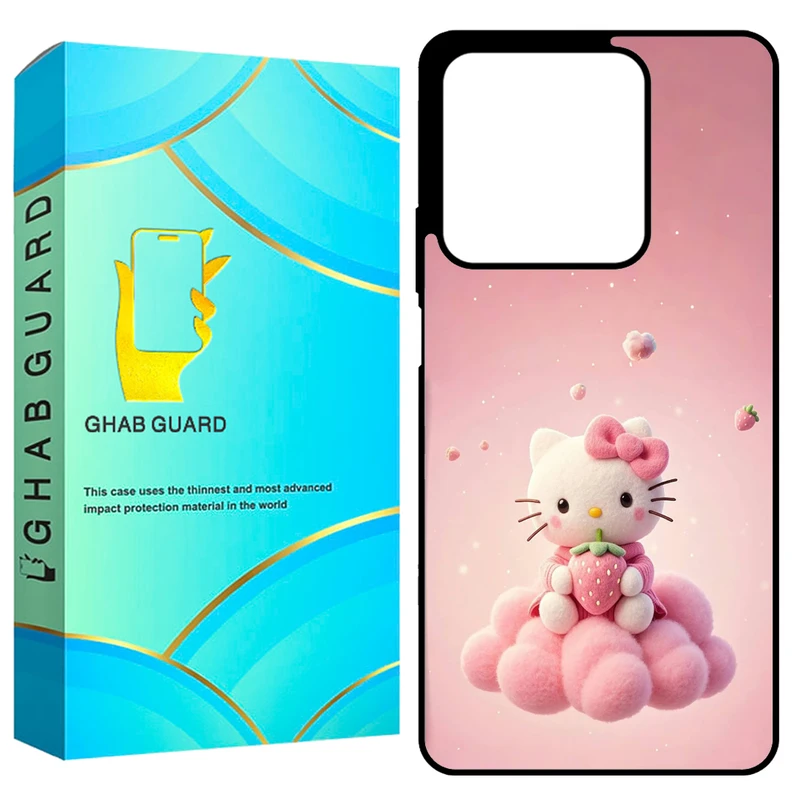 کاور قاب گارد طرح کیتی مدل GCHPN134 مناسب برای گوشی موبایل شیائومی Redmi Note 13 4G
