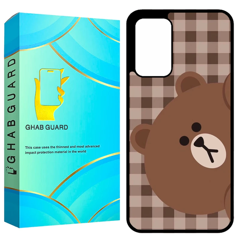 کاور قاب گارد طرح خرس مدل GCHPA73 مناسب برای گوشی موبایل سامسونگ Galaxy A73 5G