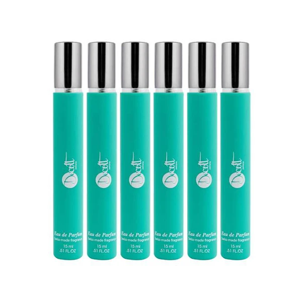 عطر جیبی مردانه دکلت مدل Sauvage Dior حجم 15 میلی لیتر مجموعه 6 عددی