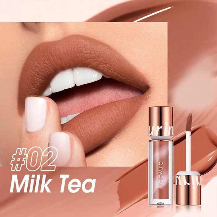 رژ لب مایع او تو او مدل اندورینگ شماره 02