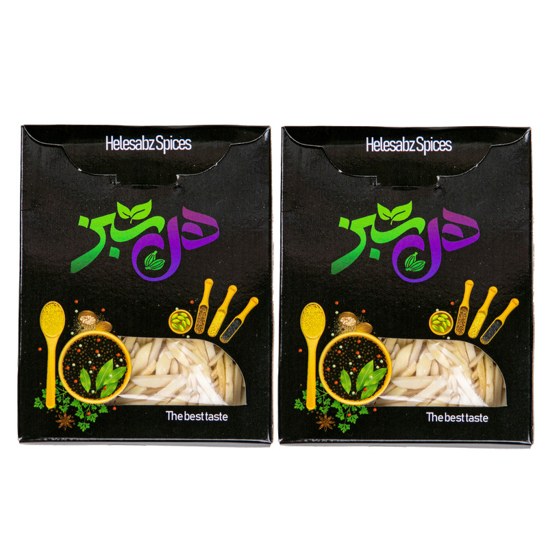 خلال بادام هل سبز - 20 گرم بسته 2 عددی