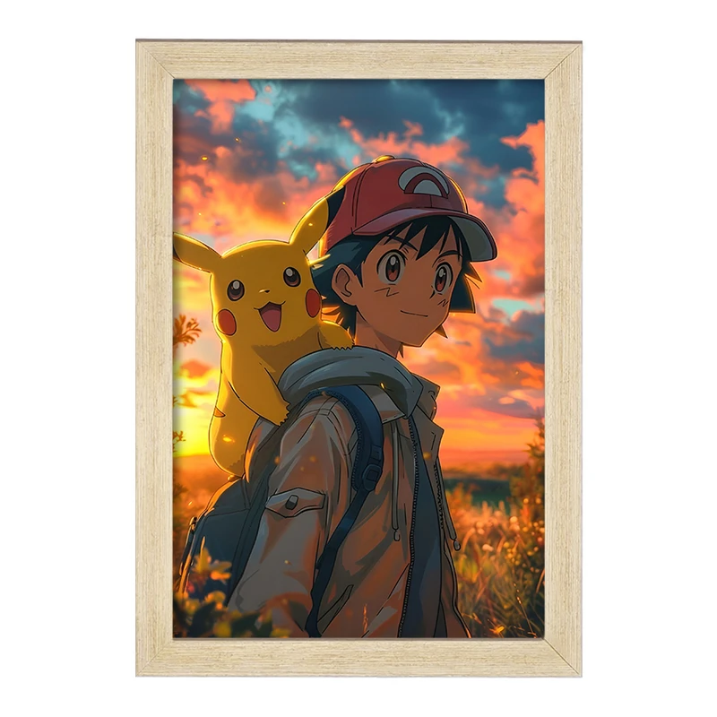 تابلو خندالو مدل انیمه پوکمون (pokemon) کد F5197