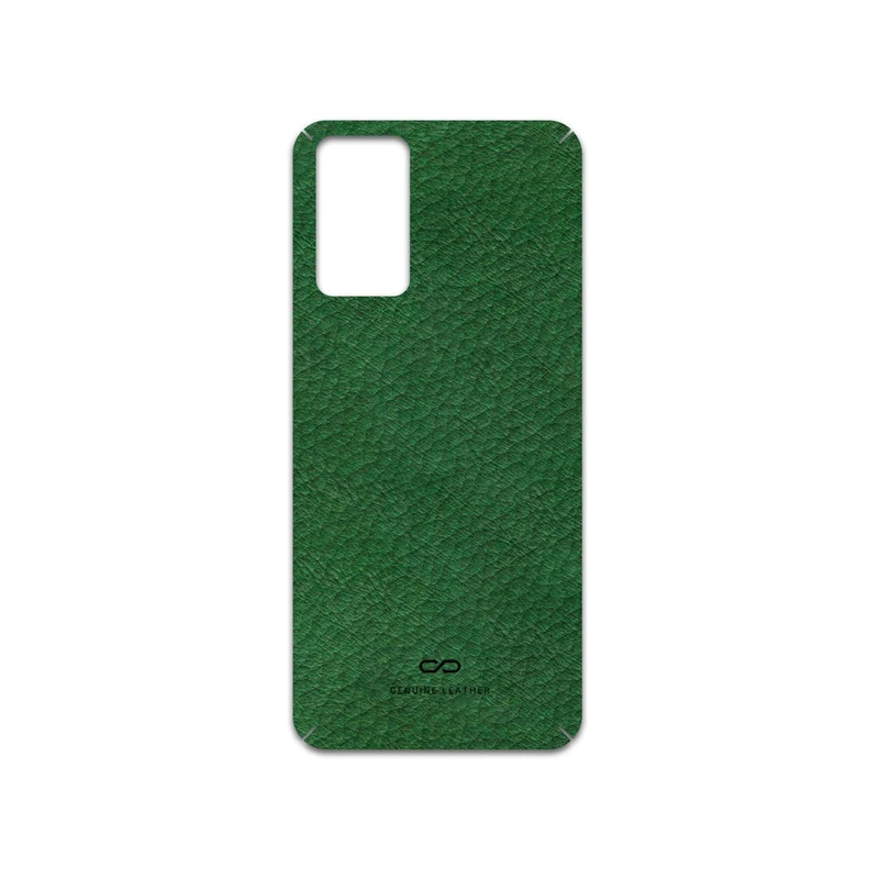 برچسب پوششی ماهوت مدل Green-Leather مناسب برای گوشی موبایل شیائومی Redmi Note 12S