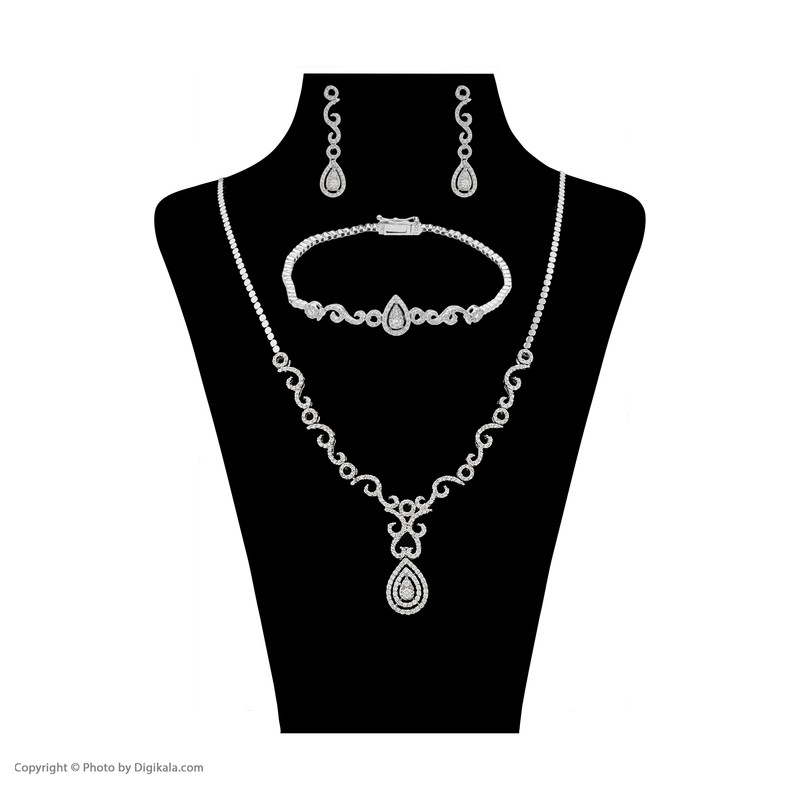 نیم ست طلا 18 عیار زنانه مایا ماهک مدل MS0655