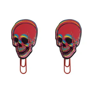 گیره کاغذ طرح اسکلت کد 3 بسته 2 عددی
