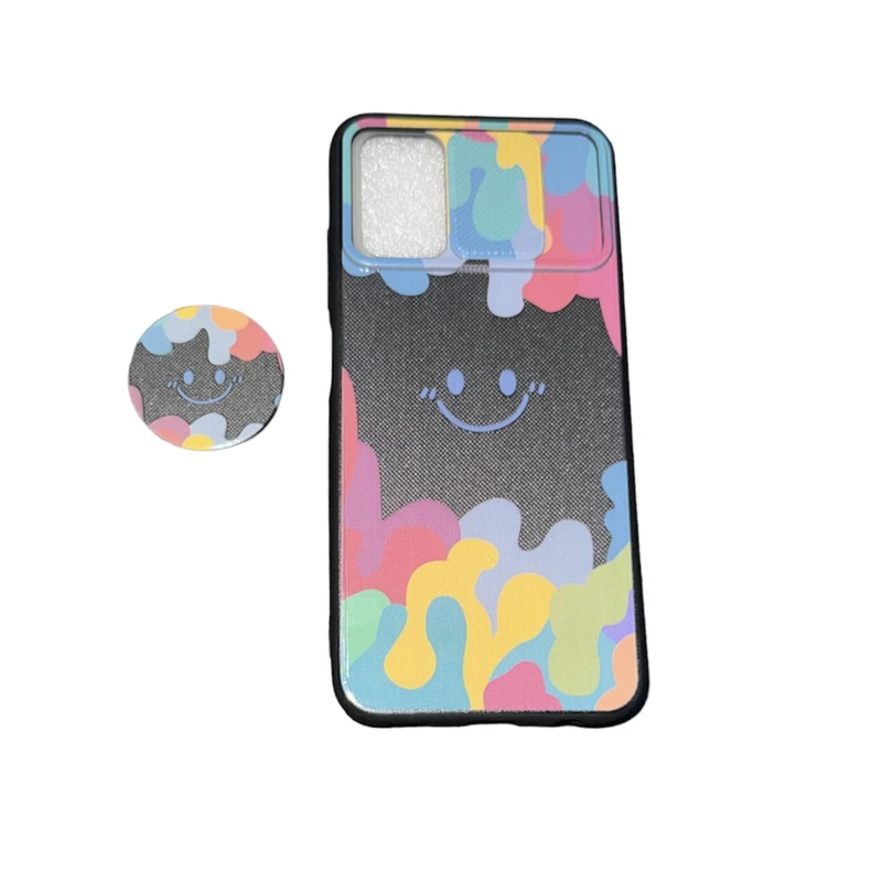 کاور مدل SCN کد 8 مناسب برای گوشی موبایل سامسونگ galaxy  A03s به همراه پاپ سوکت