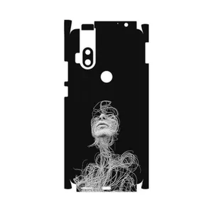 MAHOOT Strings Digital Art 2-FullSkin Cover Sticker for Motorola One Hyper