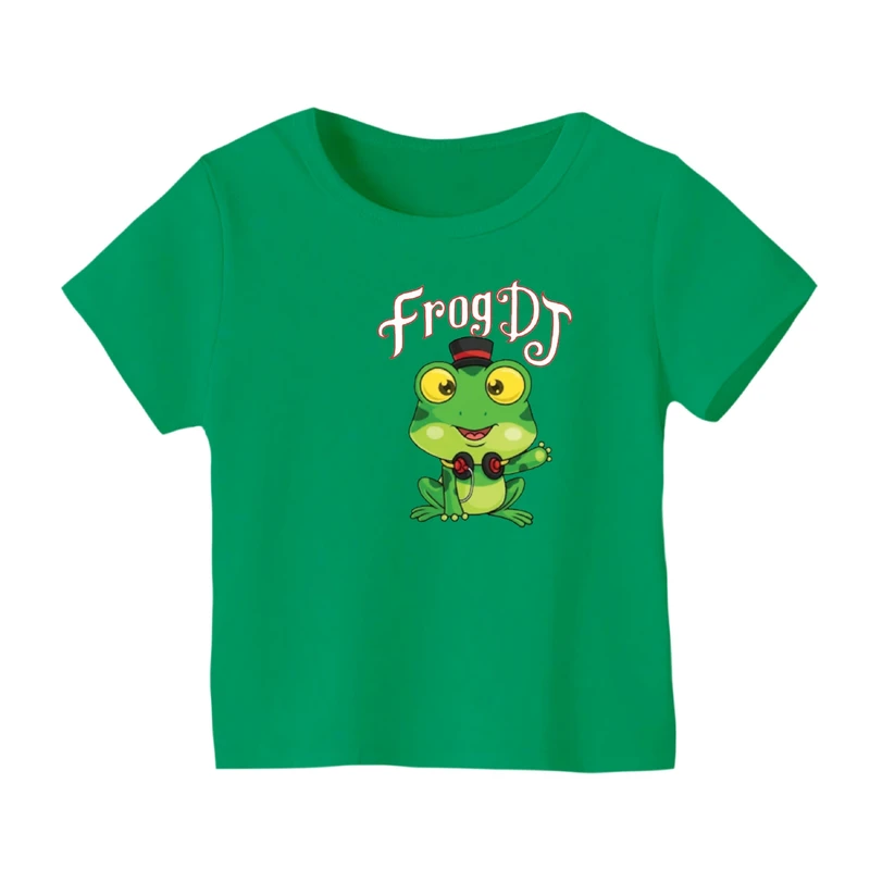 تی شرت آستین کوتاه بچگانه مدل قورباغه کد 7