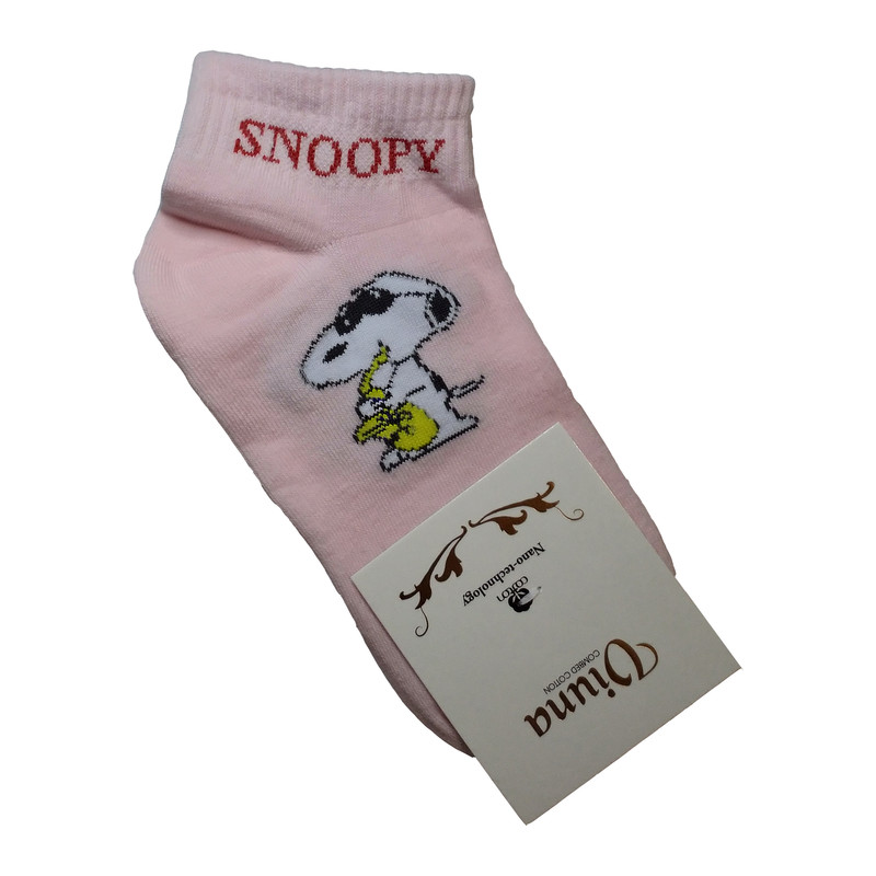 جوراب ساق کوتاه زنانه مدل SNOOPY
