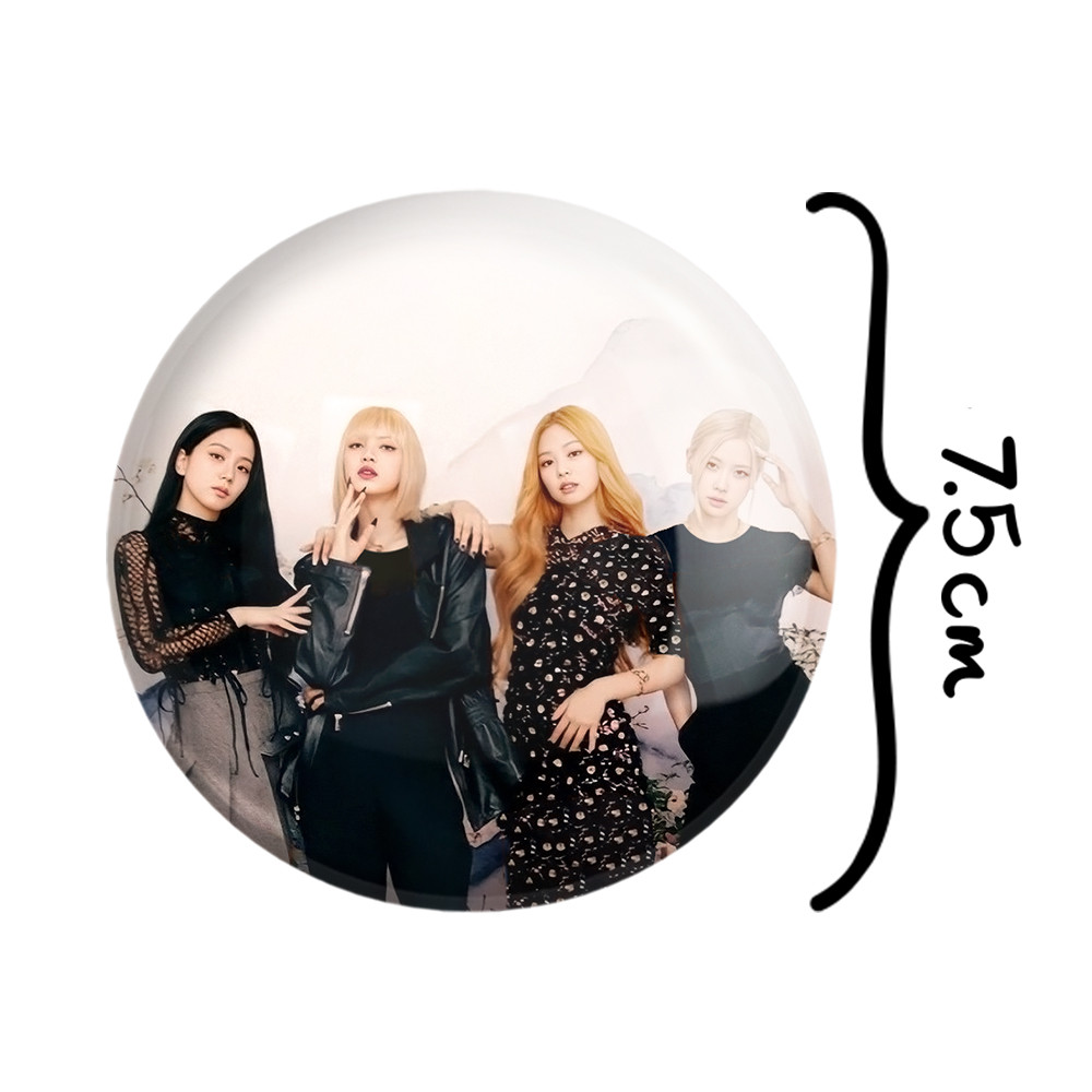 آینه جیبی خندالو مدل گروه بلک پینک Black Pink  کد 16685