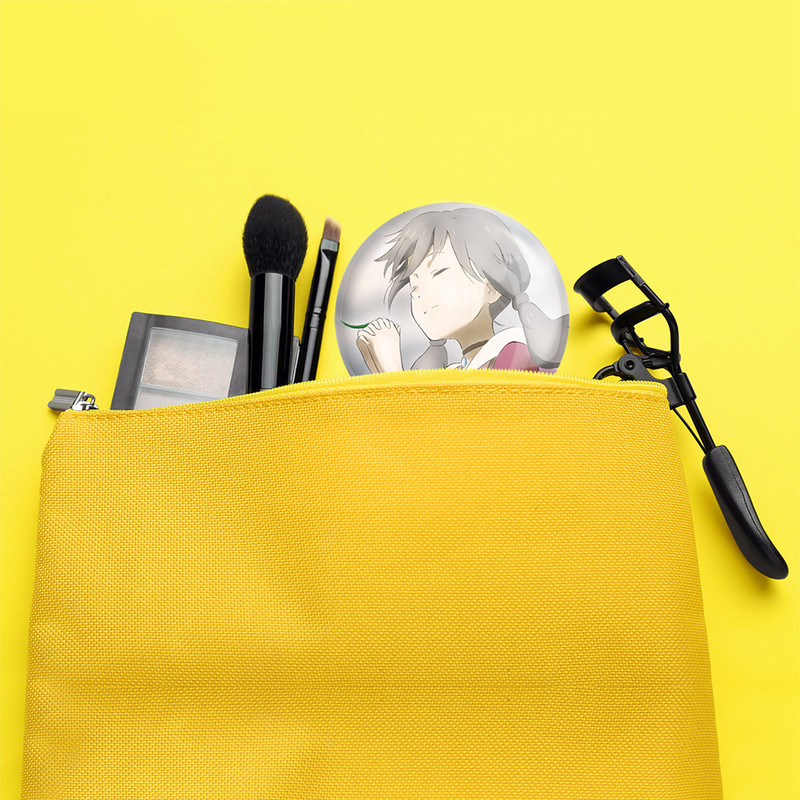 آینه جیبی خندالو مدل هینا انیمه تغییر آب و هوا با تو  کد 17602