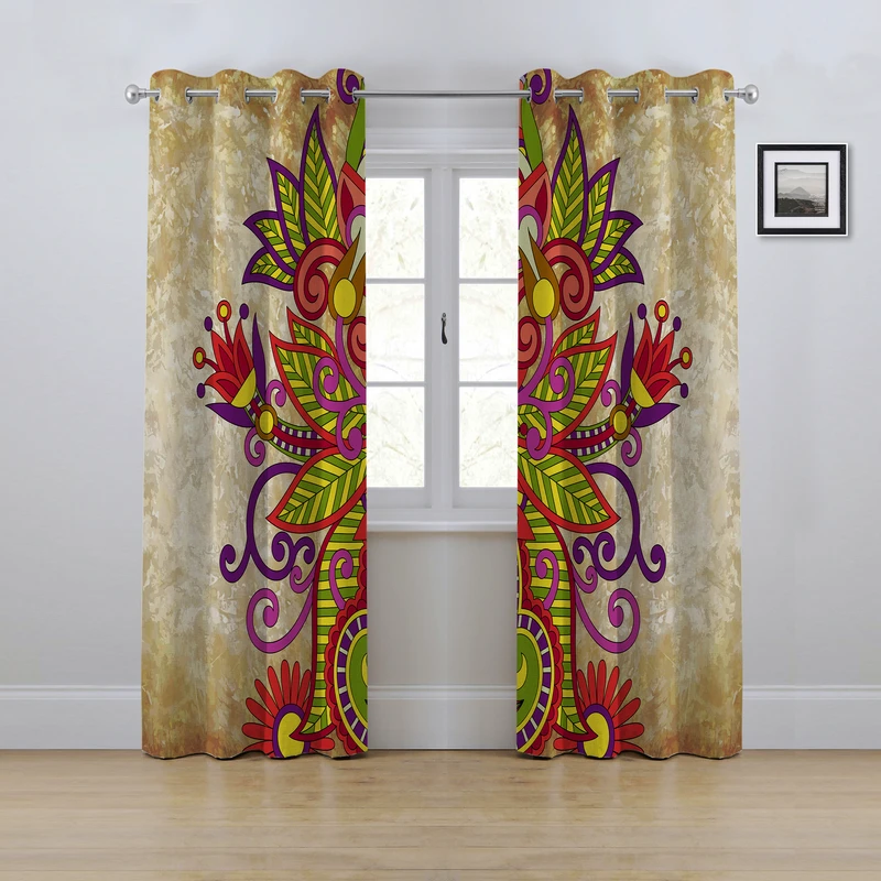 پرده مدل پانچی سایز 280x145 سانتی متر