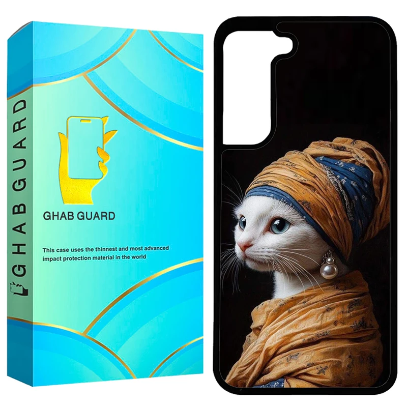 کاور قاب گارد طرح گربه مدل GCHPA21F مناسب برای گوشی موبایل سامسونگ Galaxy S21 FE 5G