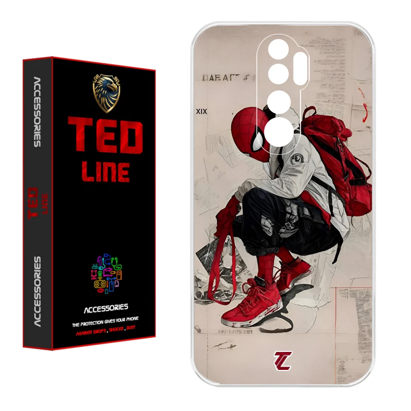 کاور تدلاین طرح مرد عنکبوتی کد 1163 مناسب برای گوشی موبایل شیائومی Redmi Note 8 Pro