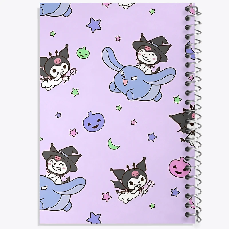 دفتر نقاشی 50 برگ خندالو طرح کرومی (Kuromi) کد N4800