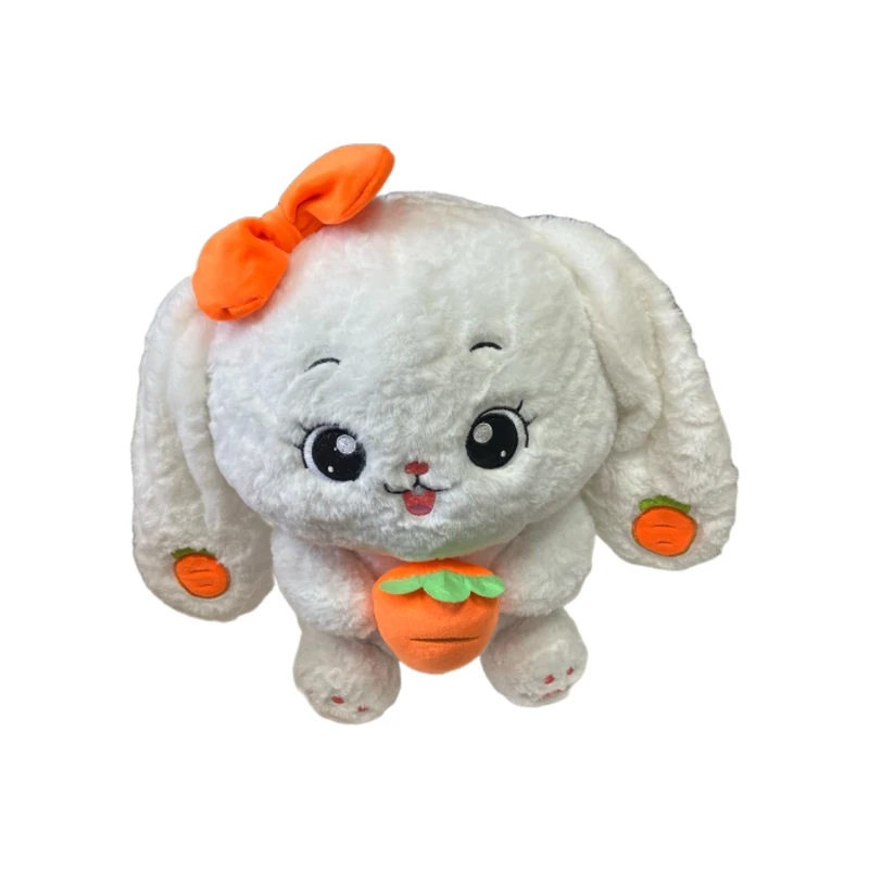 عروسک مدل خرگوش هویج به دست ارتفاع 40 سانتی‌متر