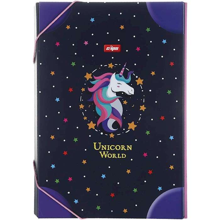 پوشه کلیپس مدل کش دار طرح تک شاخ