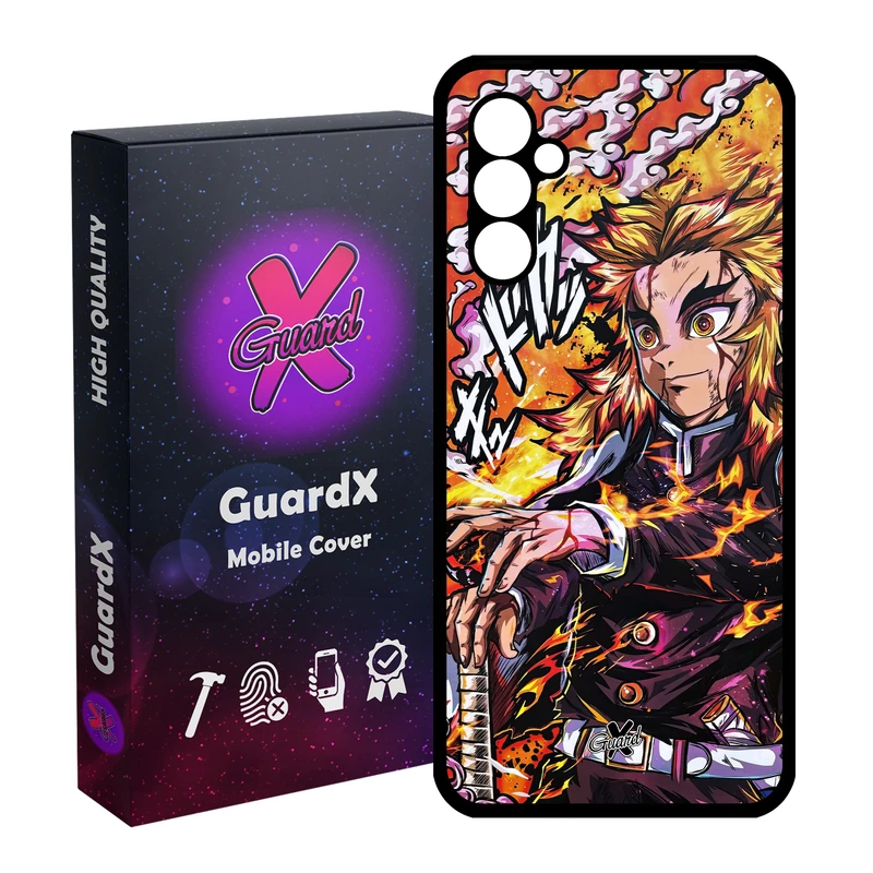 کاور گارد ایکس طرح شیطان کش انیمه مدل Glass10587 مناسب برای گوشی موبایل سامسونگ Galaxy A24/A24 4G/M34 5G