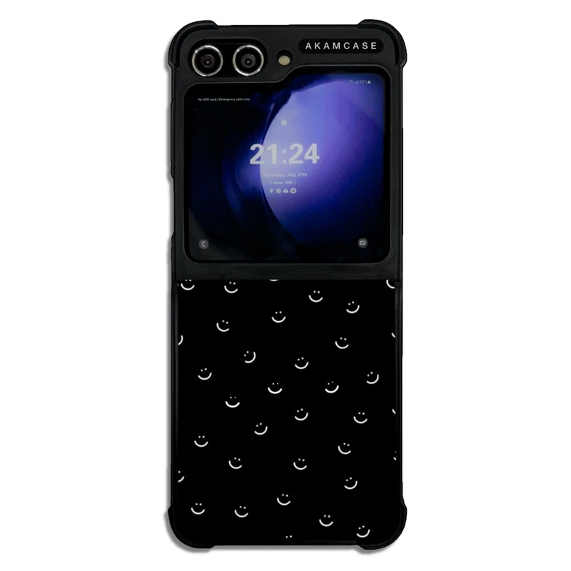 کاور آکام مدل AMCWSGZFLIP5-HAPPY FACE6 مناسب برای گوشی موبایل سامسونگ Galaxy Z Flip 5