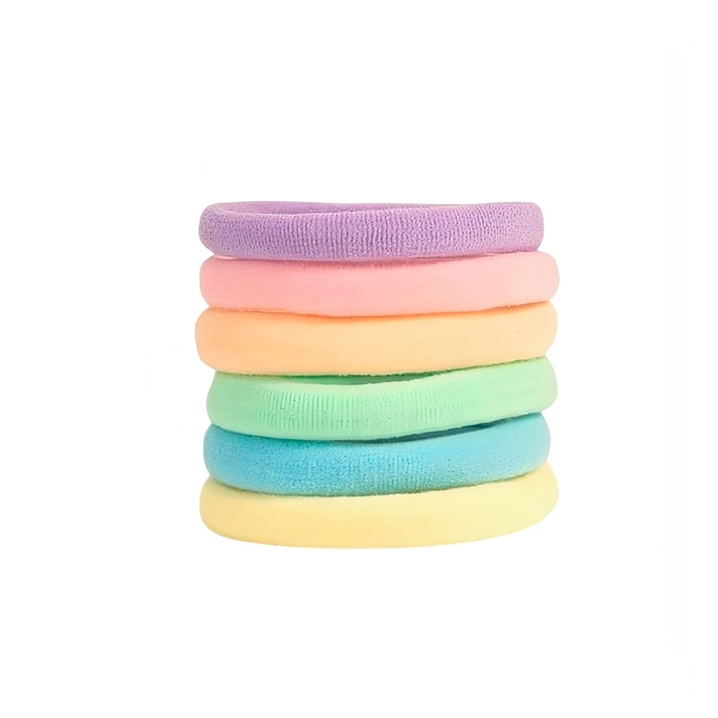 کش مو زنانه مدل 2025pastel بسته ۶ عددی