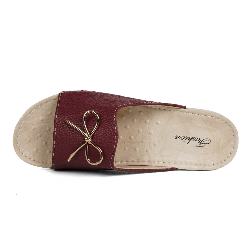 دمپایی طبی زنانه نیکتا مدل L32 رنگ زرشکی