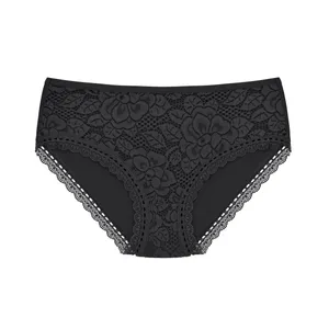 شورت زنانه مدل نخی اسلیپ گیپور کل رز رنگ مشکی