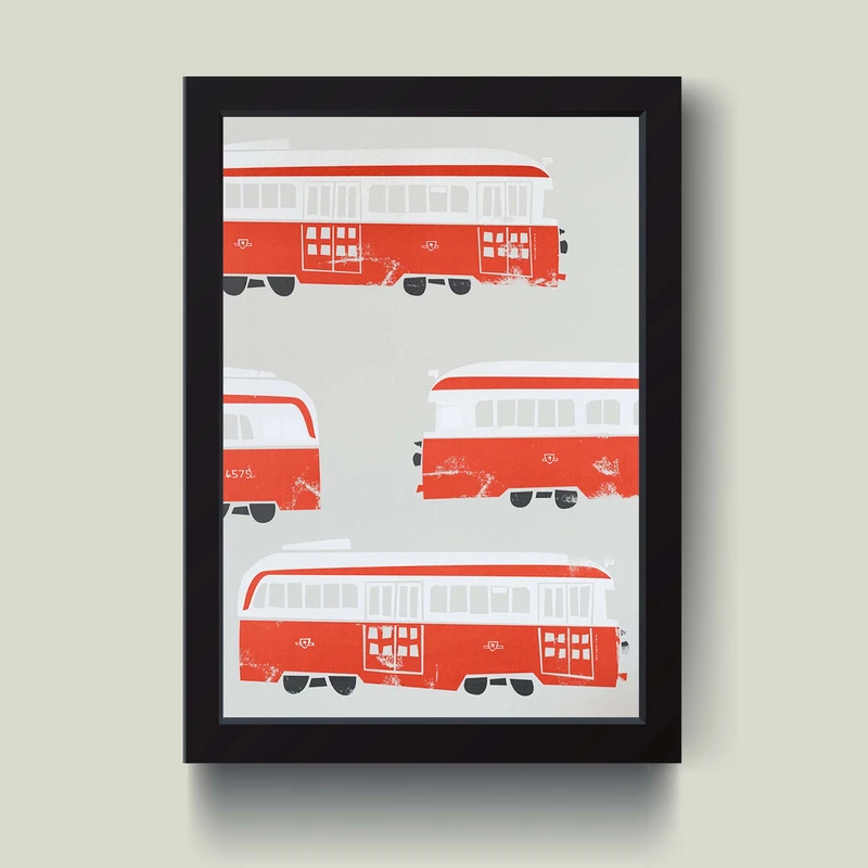 تابلو مدل مینیمال Bus کدS2612-b