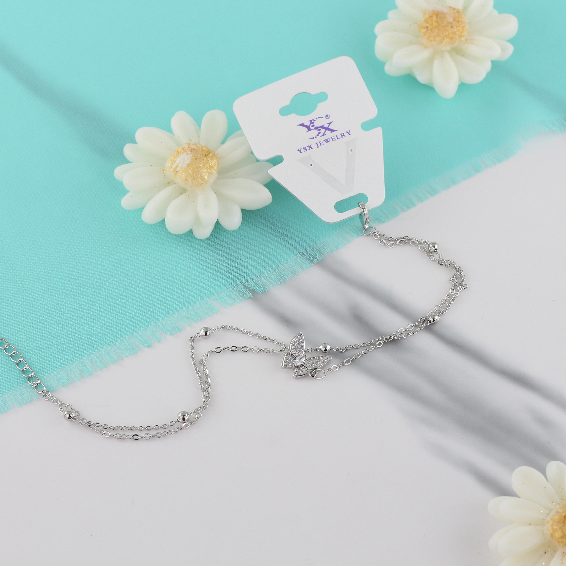 پابند زنانه وای اس ایکس مدل پروانه کد M151