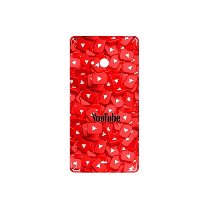 برچسب پوششی ماهوت مدل Youtube مناسب برای گوشی موبایل مایکروسافت Lumia 540