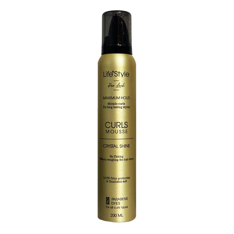 موس مو لایف استایل مدل curls حجم 200 میلی لیتر