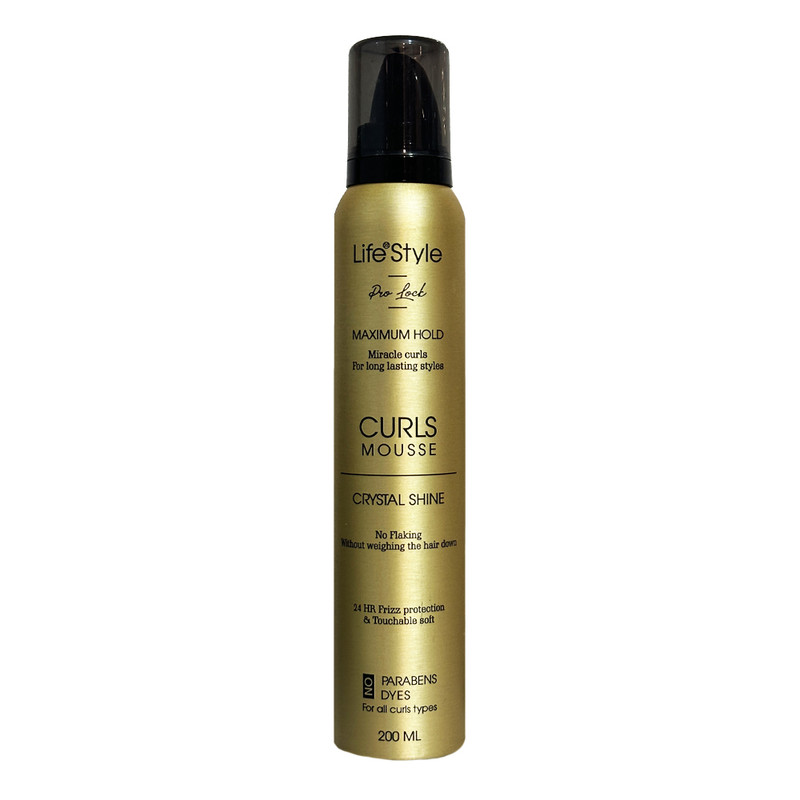موس مو لایف استایل مدل curls حجم 200 میلی لیتر