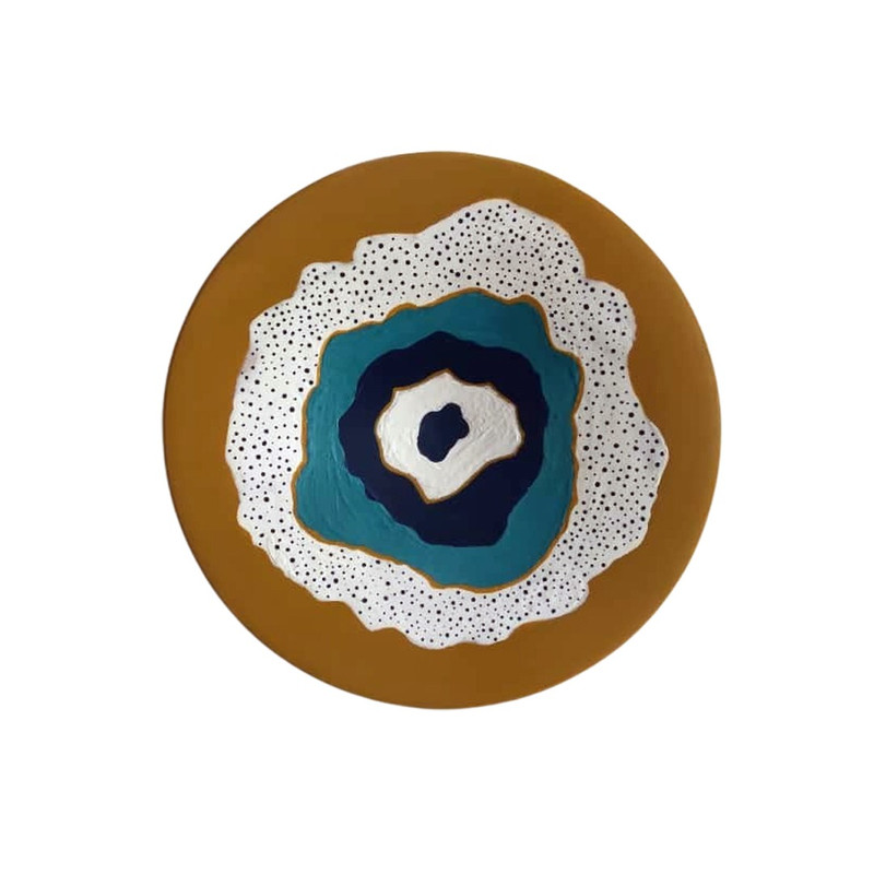 دیوارکوب تزئینی مدل گرد رنگی