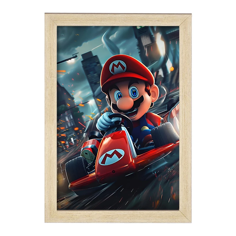 تابلو خندالو مدل سوپر ماریو (Super Mario) کد F7182