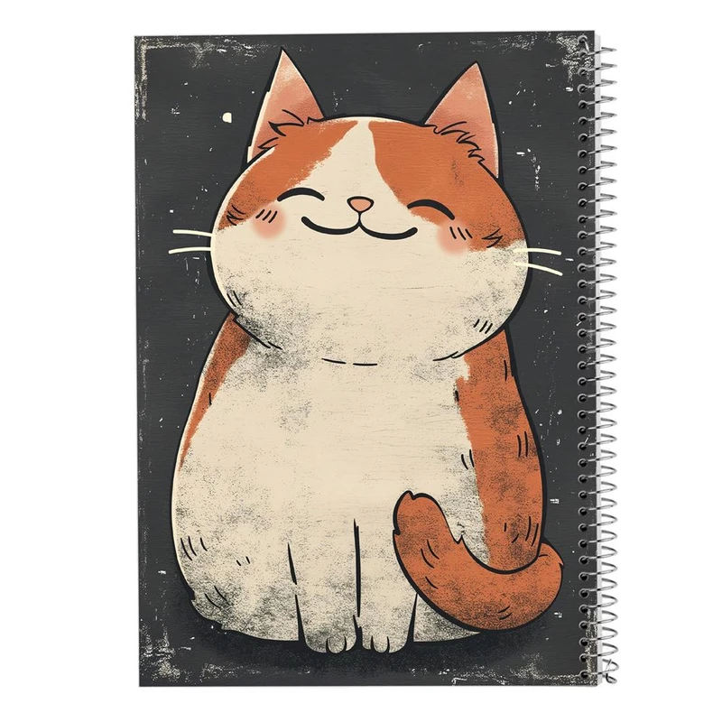 دفتر شطرنجی 50 برگ مدوپد طرح سگ و گربه کد DF17238