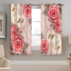 پرده نیروانا طرح گل  مدل هازان کد 5032  سایز 140×200 سانتی متر