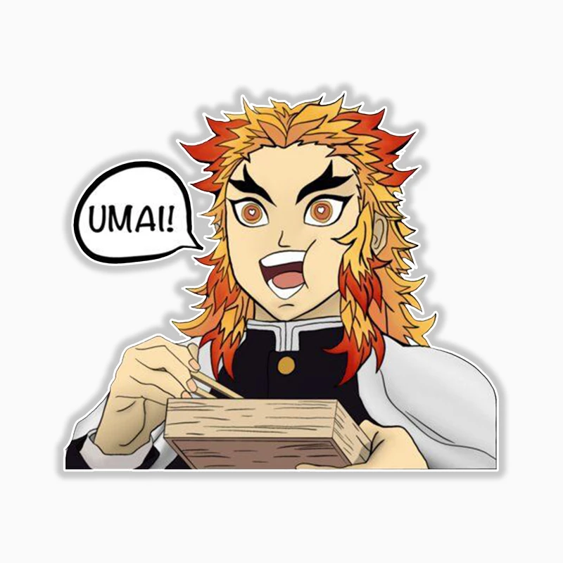 استیکر لپ تاپ و موبایل بووم طرح انیمه شیطان کش مدل هاشیرا آتشی کد mm25