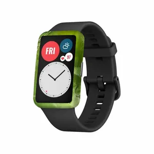 MAHOOT Green-Crystal-Marble Cover Sticker for Huawei Watch Fit Smartwatch