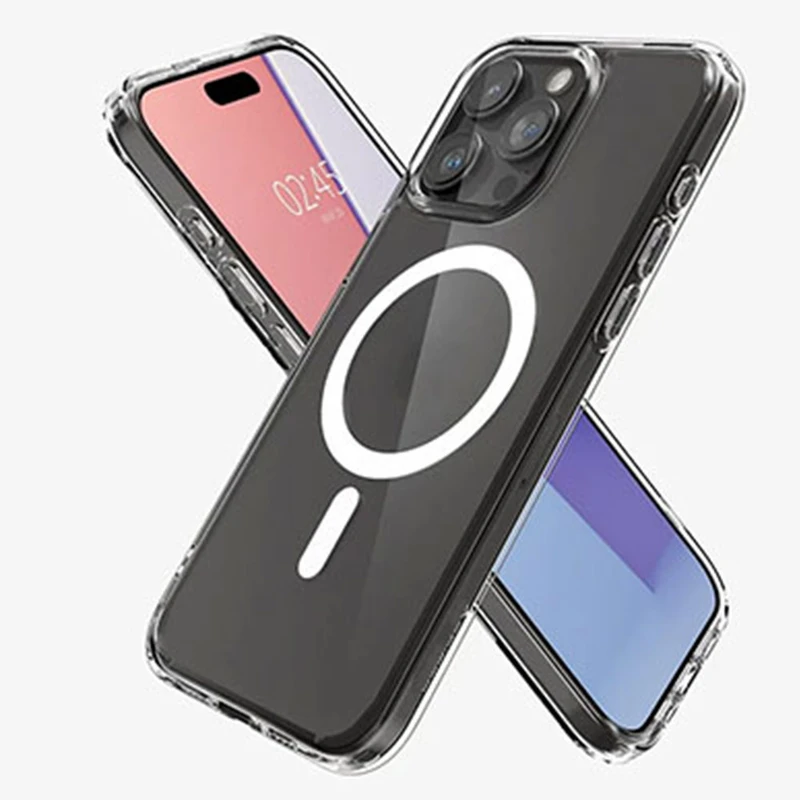 کاور اسپایدر مدل Magnetic Magsafe مناسب برای گوشی موبایل اپل iPhone 15 Pro max 