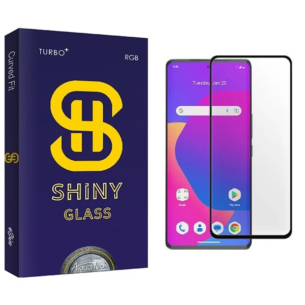 محافظ صفحه نمایش شیشه ای آتوچبو مدل Shiny Full مناسب برای گوشی موبایل داریا Bond 5G UAE edition
