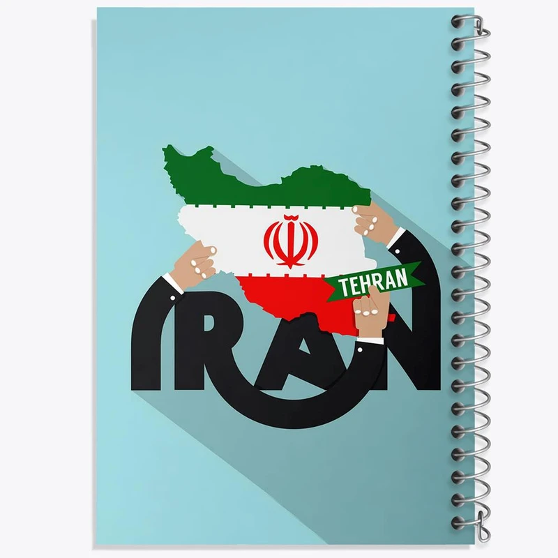 دفتر نقاشی 50 برگ خندالو مدل پرچم ایران کد 20512