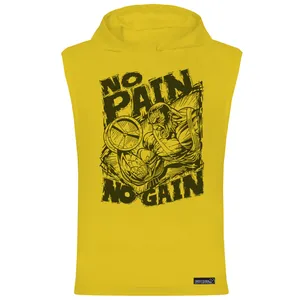 تاپ کلاه دار مردانه 27 مدل  NO PAIN NO GAIN کد WN1073