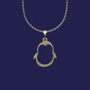 گردنبند طلا 18 عیار زنانه مدوپد مدل میمون کد T2-1-1021