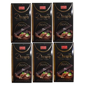 نقد و بررسی شکلات تلخ 85% شیرین عسل - 60 گرم بسته 6 عددی توسط خریداران