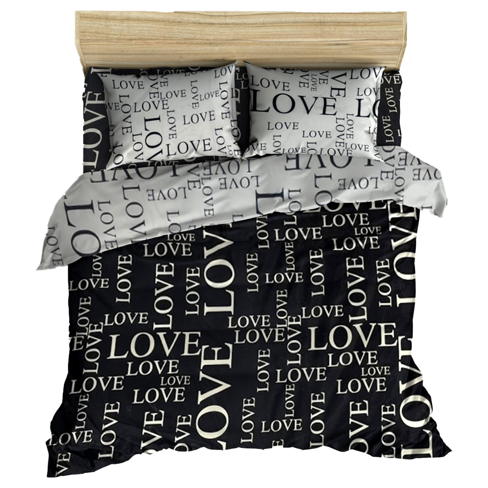 سرویس خواب کوکوجم مدل بلک لاتین کد 093 دونفره 6 تکه