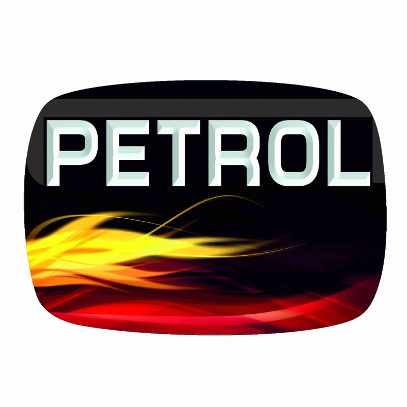 برچسب بدنه خودرو رایسان طرح PETROL کد SK025 مناسب برای سمند