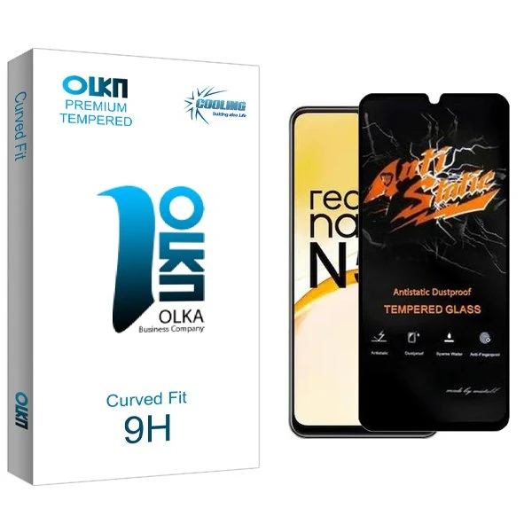 محافظ صفحه نمایش کولینگ مدل Olka Antistatic مناسب برای گوشی موبایل ریلمی Narzo N53