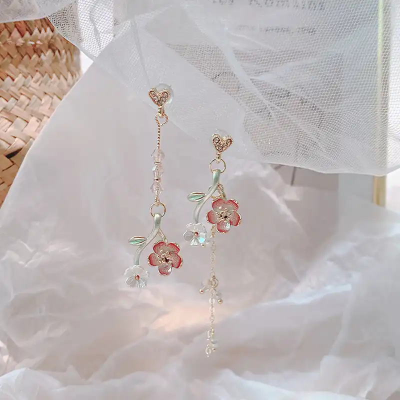 گوشواره زنانه مدل گل کد 00739